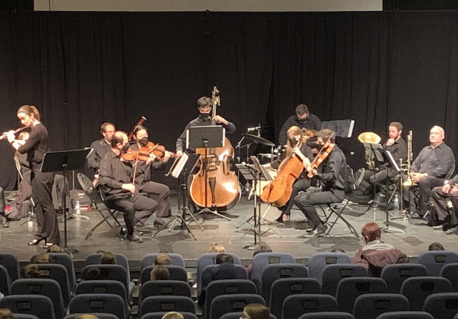 Orchestra members from Englewood Arts