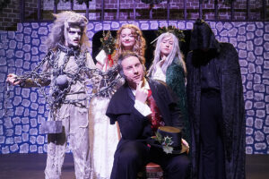 part of the cast from FRCS's production of "A Christmas Carol"