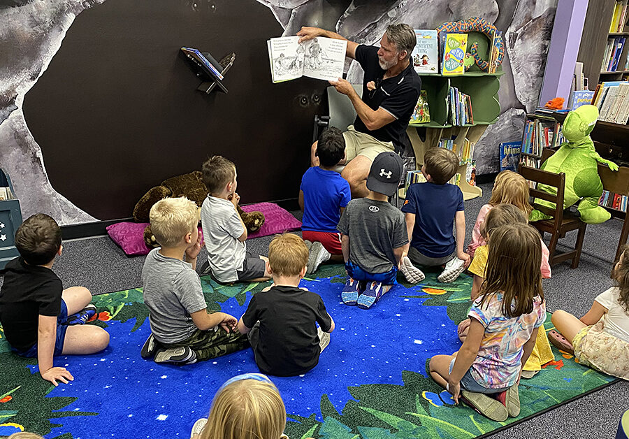 story time with Mr. Ron